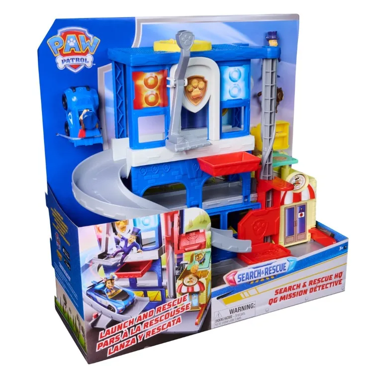 Paw Patrol, Search & Rescue HQ, set de joaca cu figurine