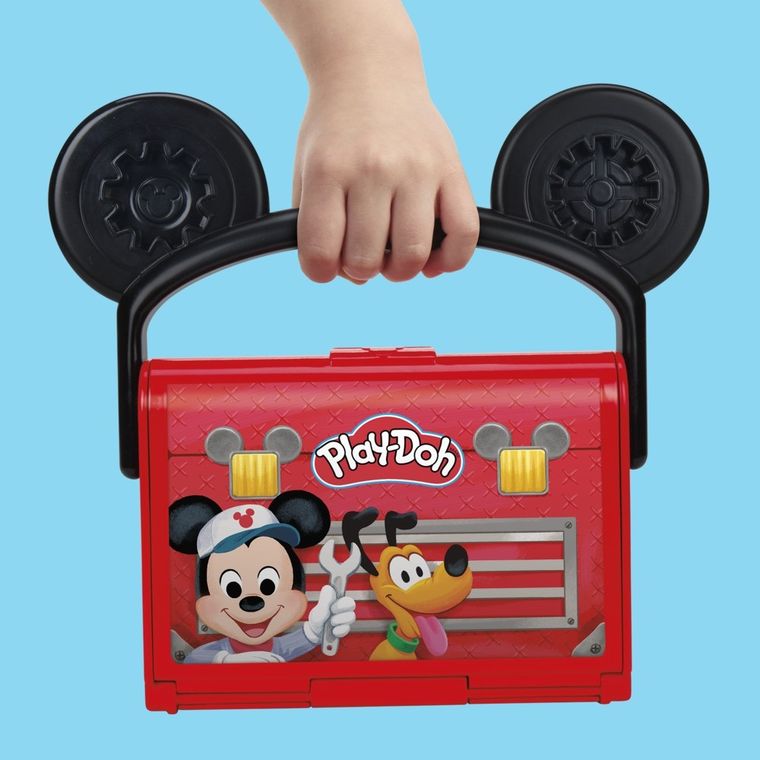 Play-Doh, Disney Jr, Mickey on-the-go Garage, set creativ