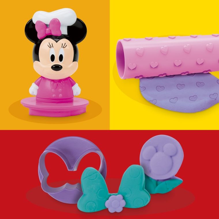 Play-Doh, Disney Jr, Minnie on-the-go Bakery, set creativ