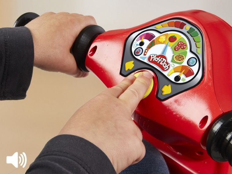 Play-Doh, Pizza delivery scooter, set creativ cu plastilina