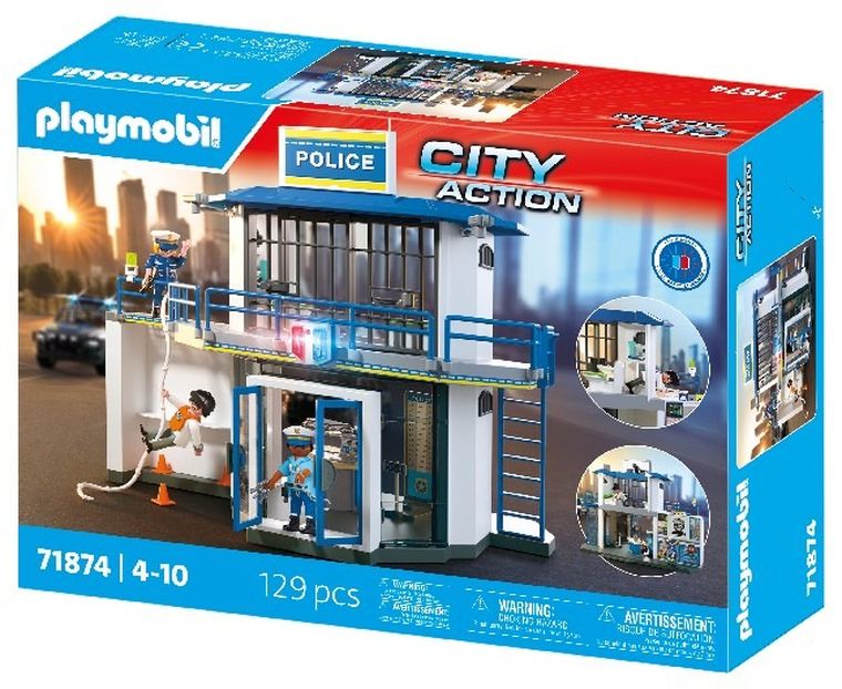 Playmobil, Action Heroes, Sectie de politie cu zona de interogare, 71874