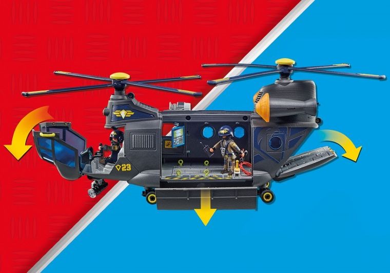 Playmobil, City Action, Elicopter de salvare al fortelor speciale, 71149
