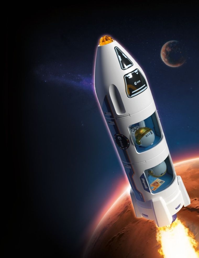 Playmobil, Space, Racheta de cercetare ESA pentru Marte, 72011