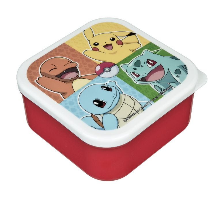 Pokemon, set cutie pentru pranz, 3 buc.
