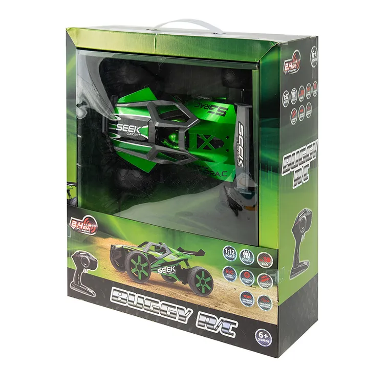 Race Xtreme, Buggy, masinuta cu telecomanda, 1:12, 2.4 GHz, verde, 30 cm