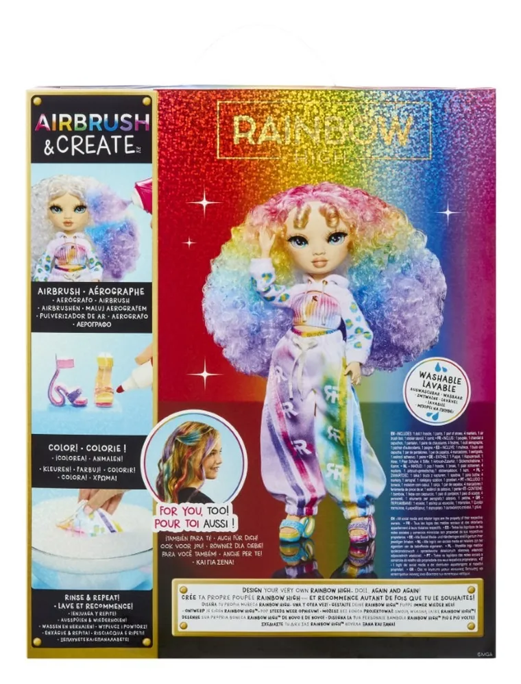Rainbow High, Air Brush & Create, papusa fashion, Green Eyes