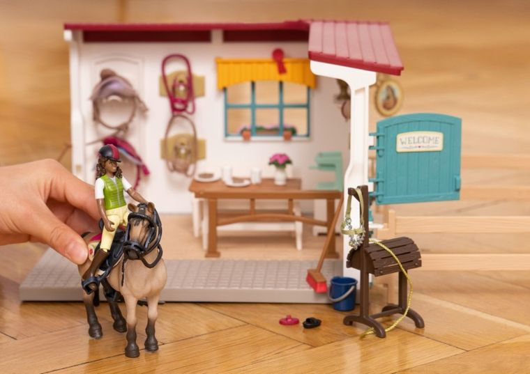Schleich, Horse Club, Camera grajdarului, set, 42591