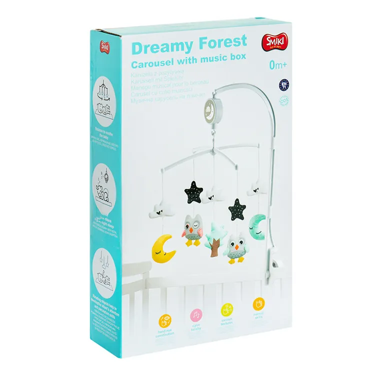 Smiki, Dreamy Forest, carusel de patut cu element muzical