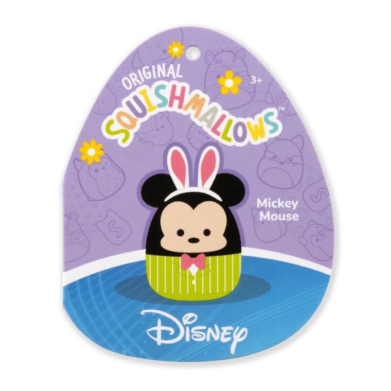 Squishmallows, Disney, Easter Mickey Mouse, jucarie de plus, 30 cm