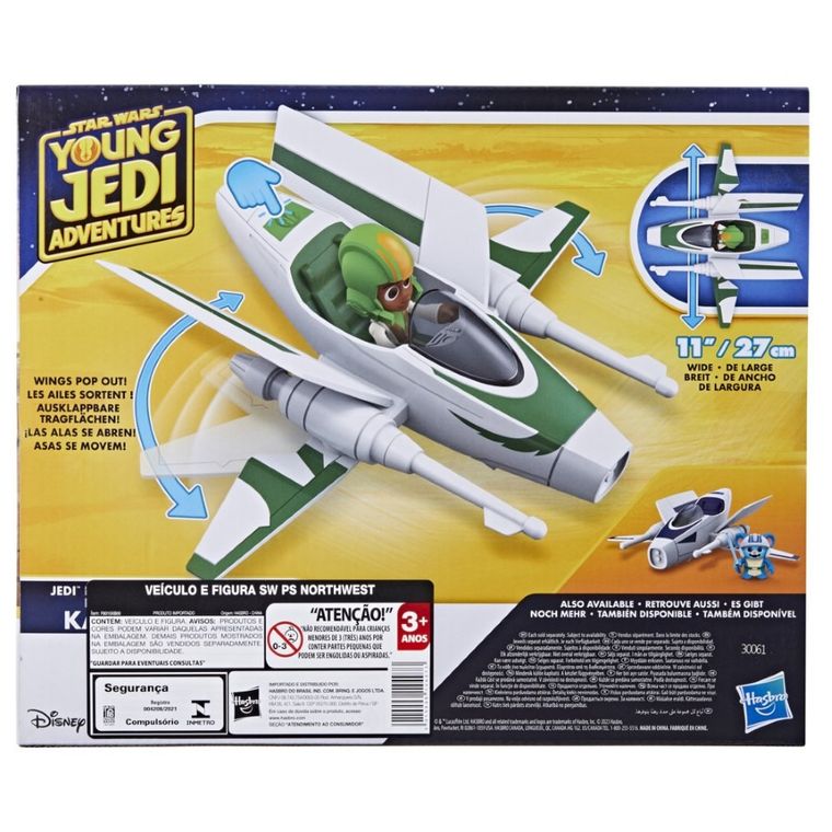 Star Wars, Young Jedi Adventures, Kai Brightstar, figurina cu vehicul