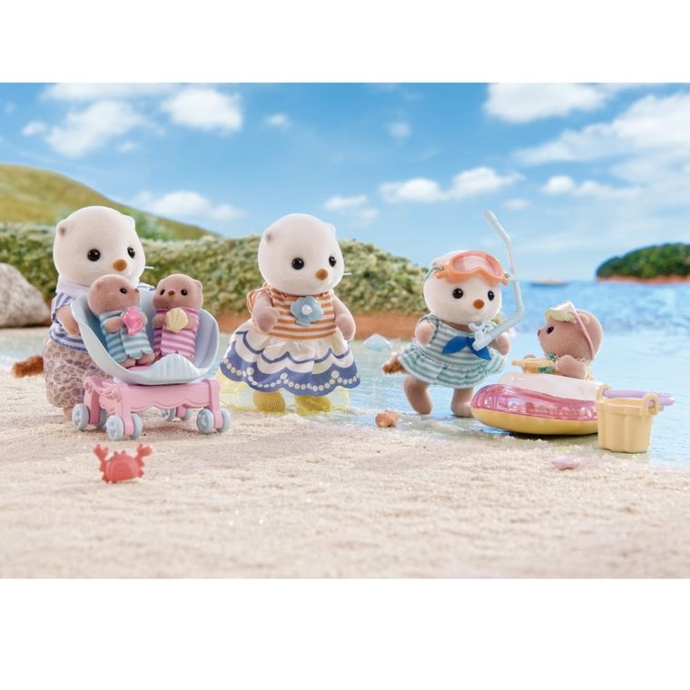Sylvanian Families, Familia vidrelor de mare, set de figurine, 5803