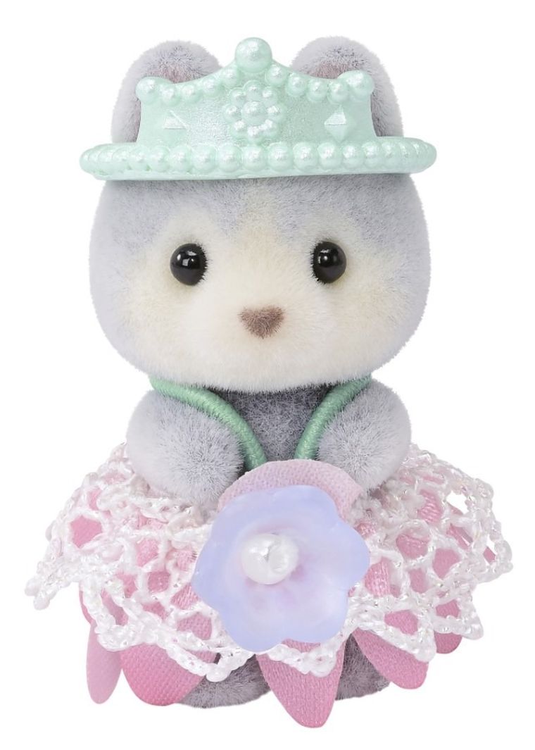 Sylvanian Families, Printese cu tinute inflorate, set de figurine, 5809