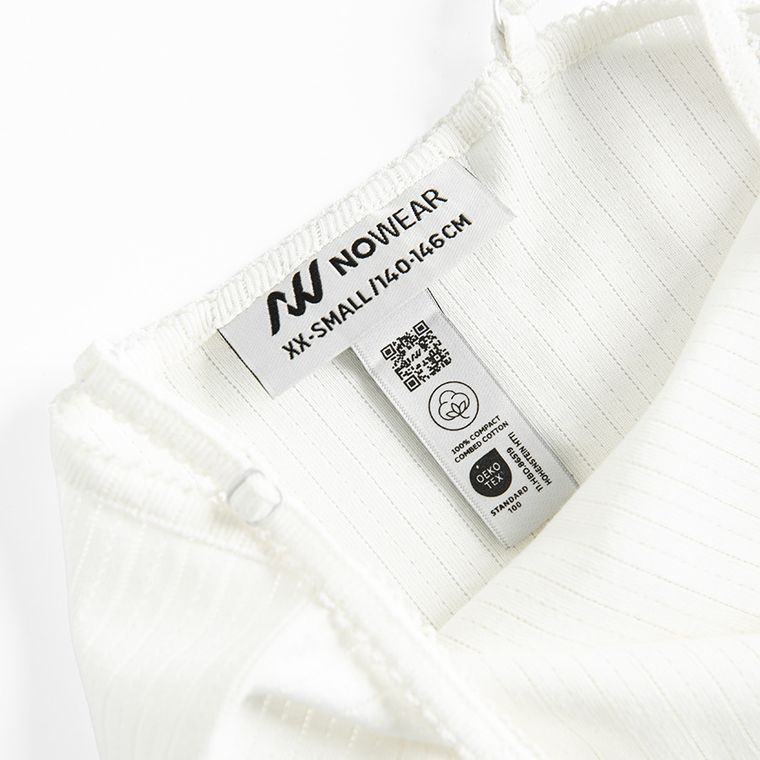 Top ajurat din bumbac pieptanat NOWEAR