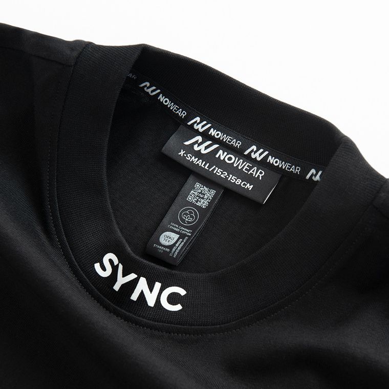 Tricou basic cu croiala oversize NOWEAR