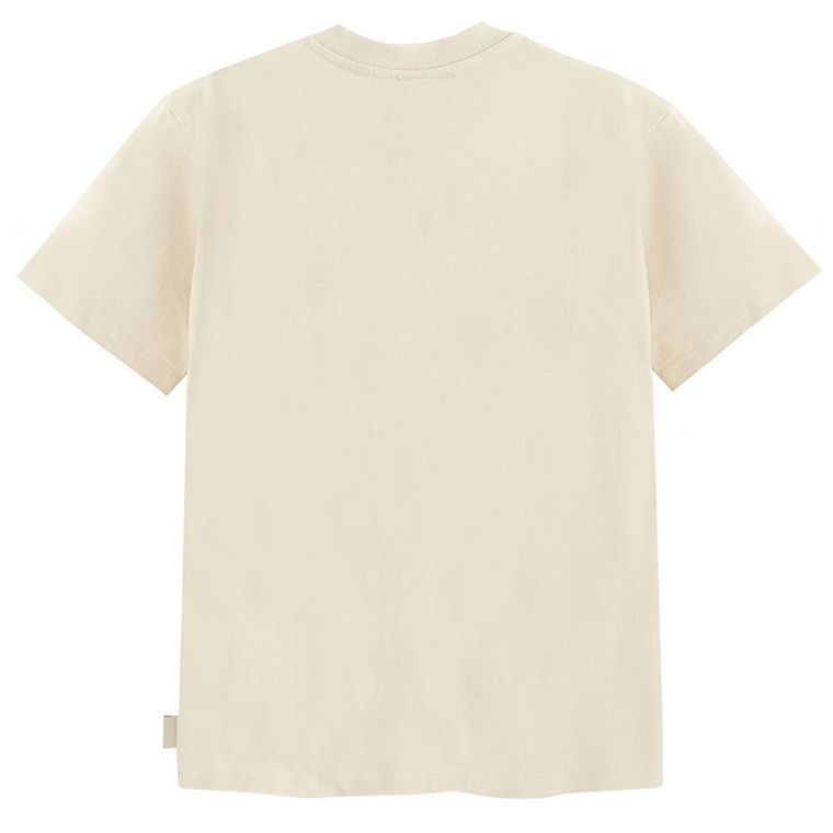 Tricou bej cu croiala relaxed NOWEAR