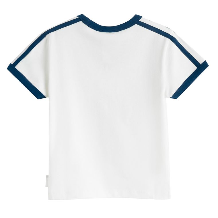 Tricou cu imprimeu si croiala slim NOWEAR