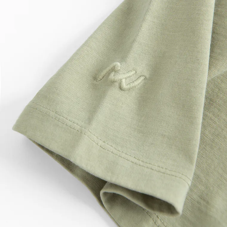 Tricou din bumbac cu croiala scurta boxy NOWEAR