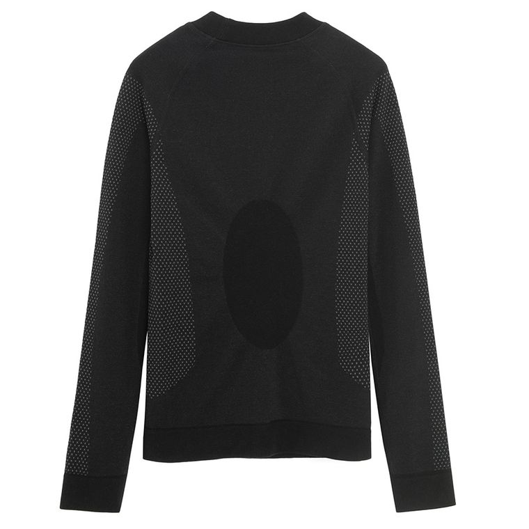 Tricou termoactiv negru cu adaos de lana NOWEAR