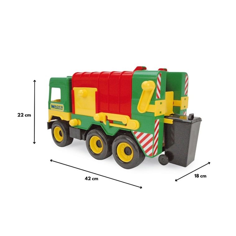 Wader, Masinuta de gunoi Scania, vehicul