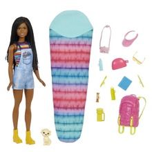 Barbie, Camping, Brooklyn, set cu papusa si accesorii