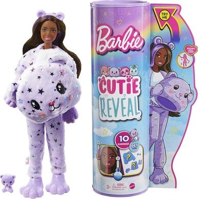 Barbie, Cutie Reveal, Ursulet, serie 2, papusa si accesorii