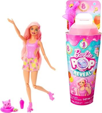 Barbie, Pop Reveal, Capsuna, papusa si accesorii, 1 buc.