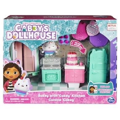 Gabby's Dollhouse, Gabby, Bucatarie, set de joaca cu figurina si accesor