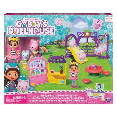 Gabby's Dollhouse, Kitty Fairy Garden Party Set, set de joaca cu figurine
