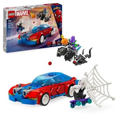 LEGO Marvel, Masina de curse a Omului Paianjen si Venom Green Goblin, 76279