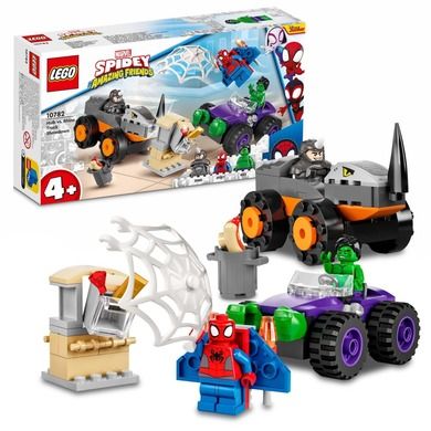 LEGO Marvel, Spidey si prietenii lui uimitori, Confruntarea dintre Hulk si Masina Rinocer, 10782