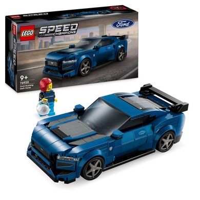 LEGO Speed Champions, Masina sport Ford Mustang Dark Horse, 76920