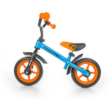 Milly Mally, Dragon, bicicleta fara pedale, Blue-Orange