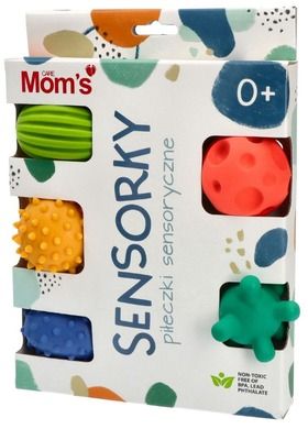 Mom's Care, mingii senzoriale culori pastelate, 5 buc.