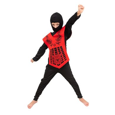 Smiki, Ninja, salopeta si vesta, costum pentru copii