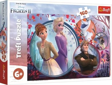 Trefl, Frozen 2 - "160" - Aventura surorii, puzzle, 160 piese
