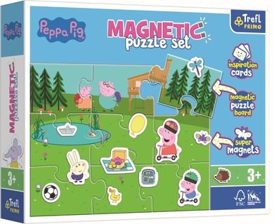 Trefl Primo, Peppa Pig, puzzle-uri magnetice